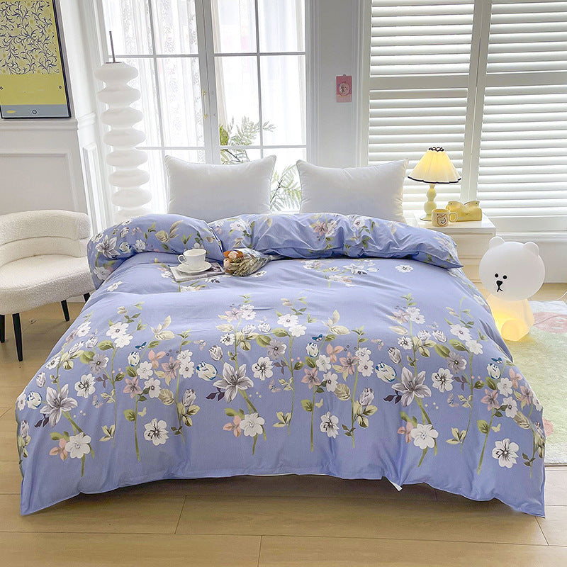 Luxury Floral Print Bedding Set