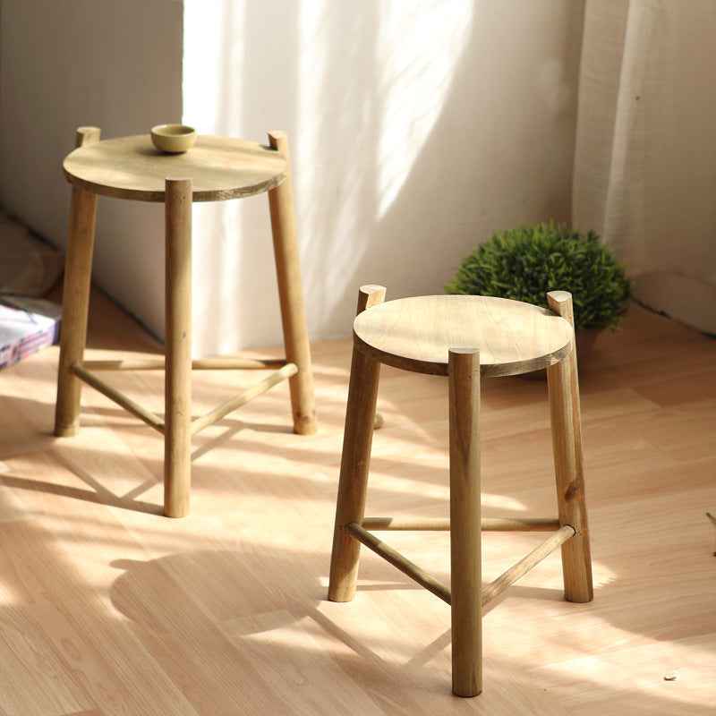 Rustic Wooden Stool