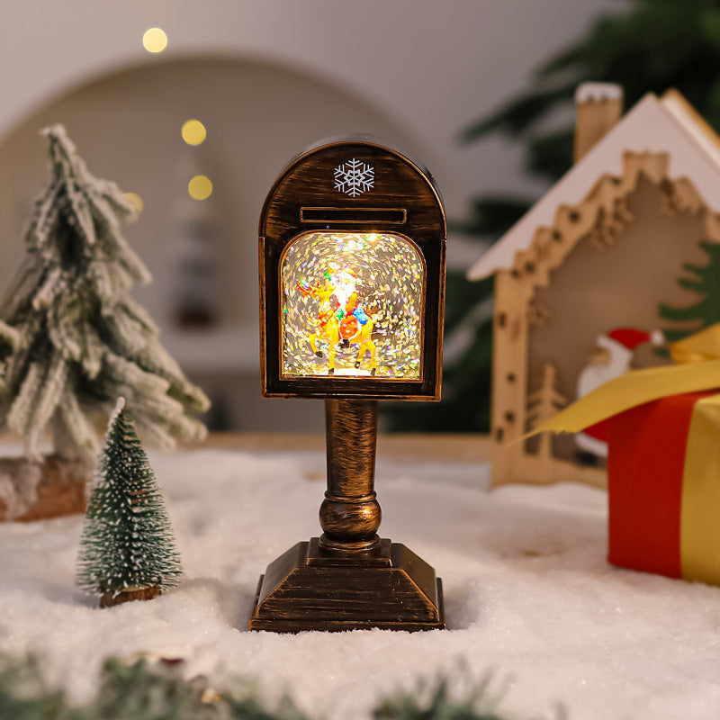 Nostalgic Christmas mailbox decoration