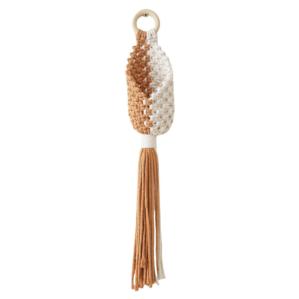 Macramé Plant Holder with Decorative Hanging Design