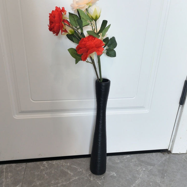 Textured Tall Decorative Vase