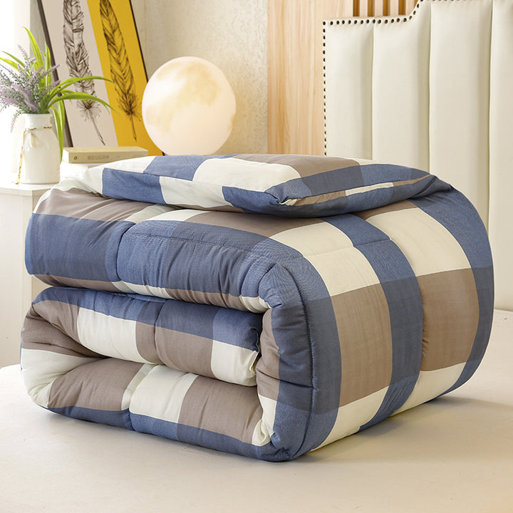 Ultra-Soft Grid Pattern Comforter