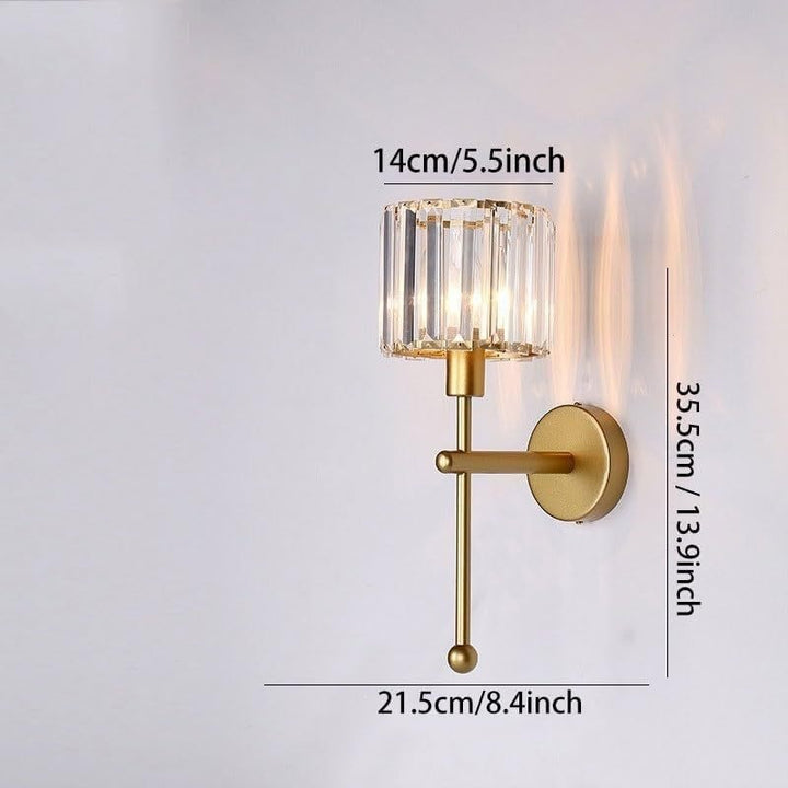 Elegant Crystal Wall Light