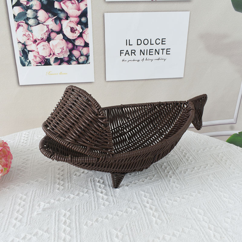 Decorative Fish-Shaped Storage Basket