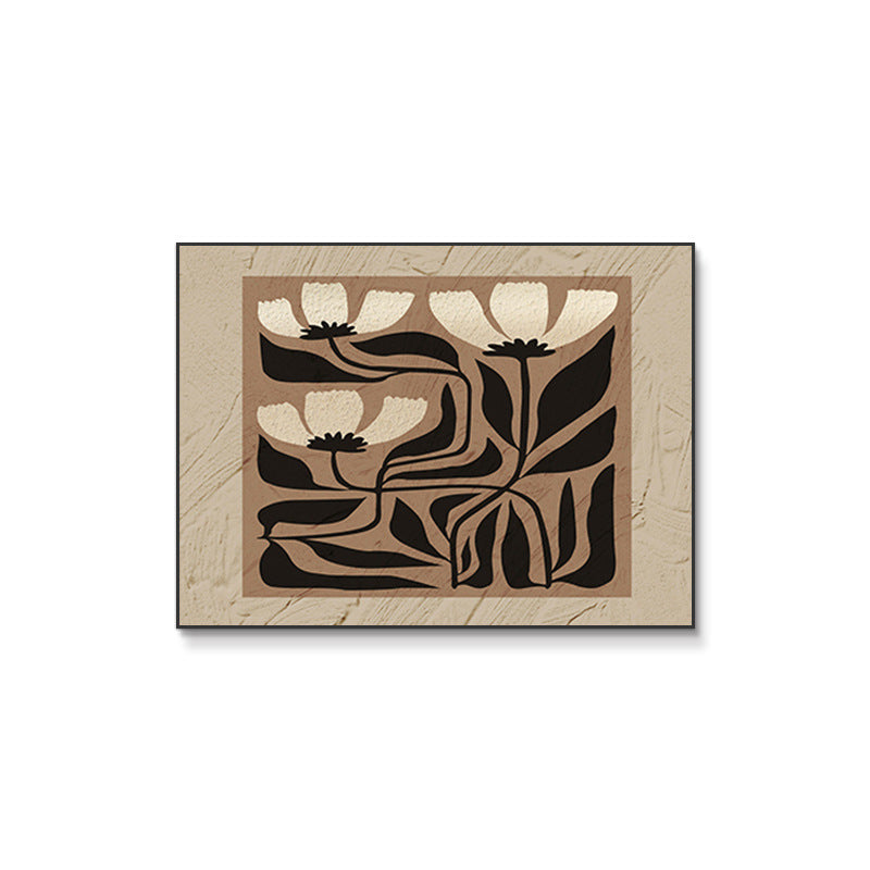 Decorative Bird Silhouette Framed Art