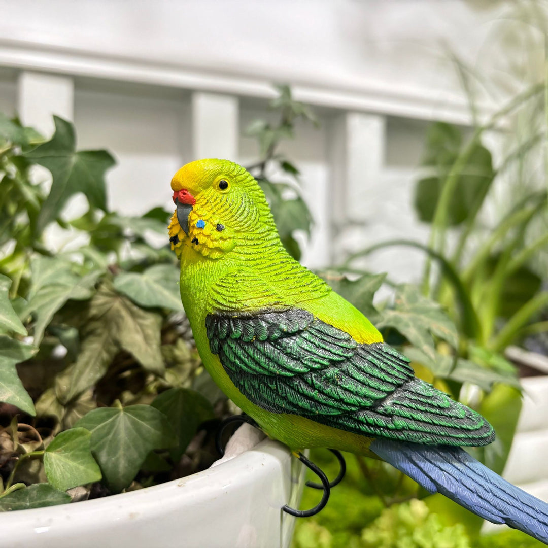 Decorative Parakeet Bird Figurine