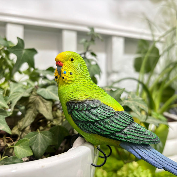 Decorative Parakeet Bird Figurine