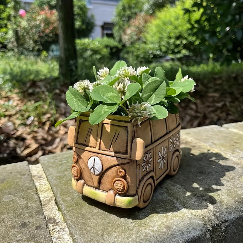 Vintage Volkswagen Van Planter
