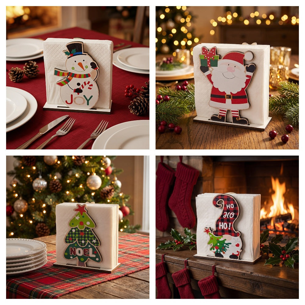 Christmas decoration with gingerbread house motifs