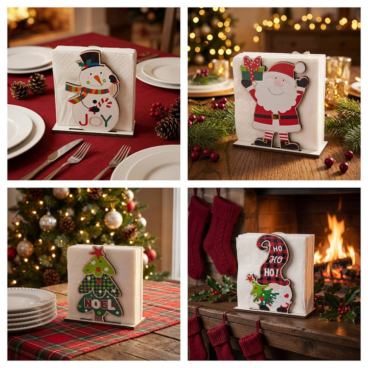 Christmas decoration with gingerbread house motifs