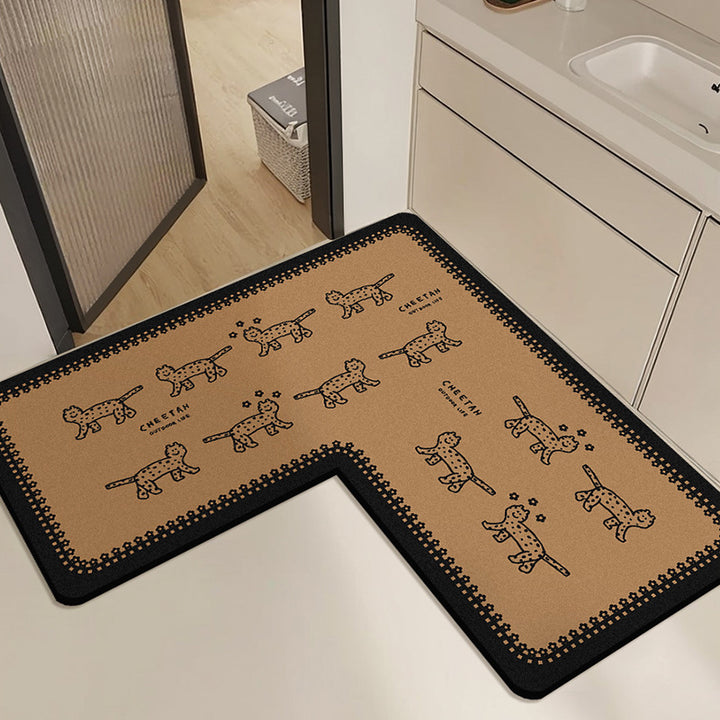 Panda-Themed Decorative Bath Mat
