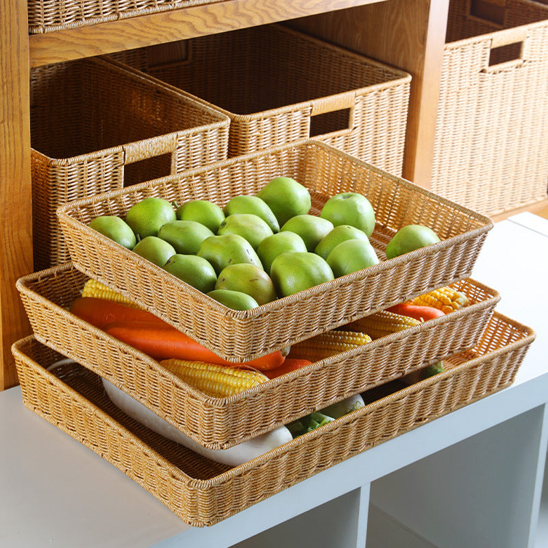 Natural Woven Storage Tray