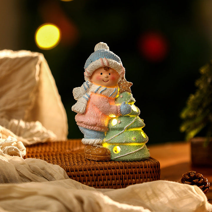 Decorative Christmas figure in snowman design