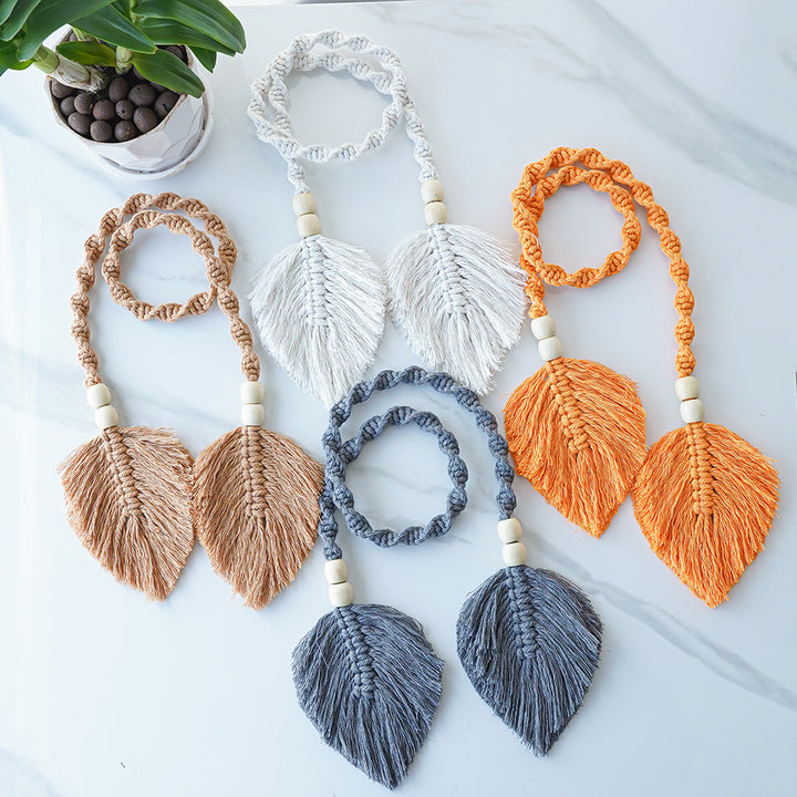 Decorative Macrame Leaf Wall Hanger