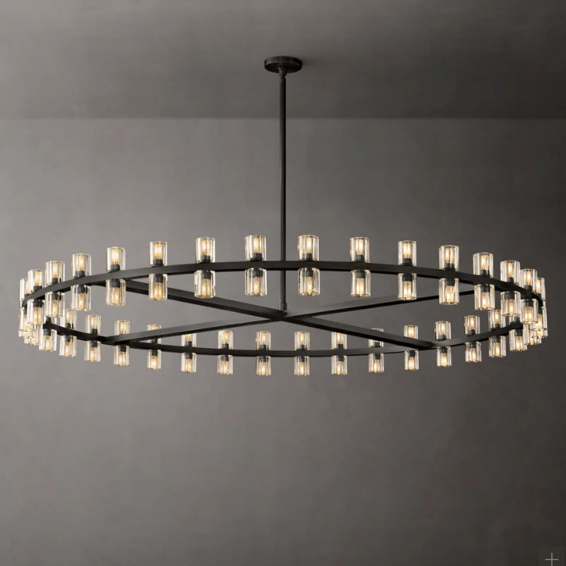 Modern Crystal Circle Light