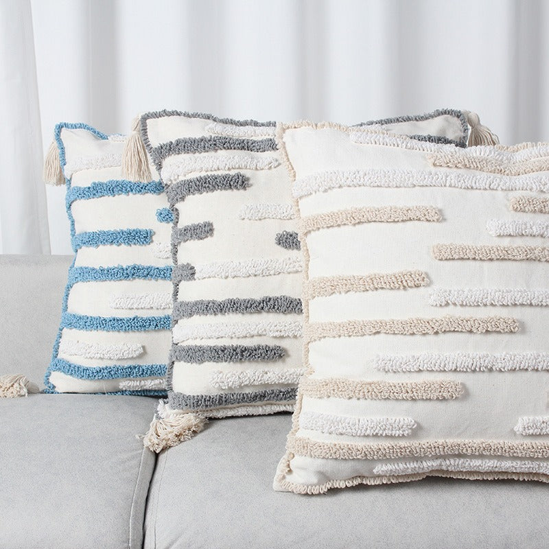 Textured Woven Throw Pillow