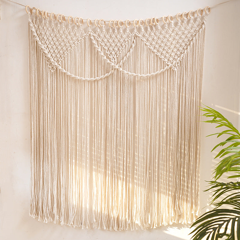 Macrame Fringe Wall Hanging Tapestry