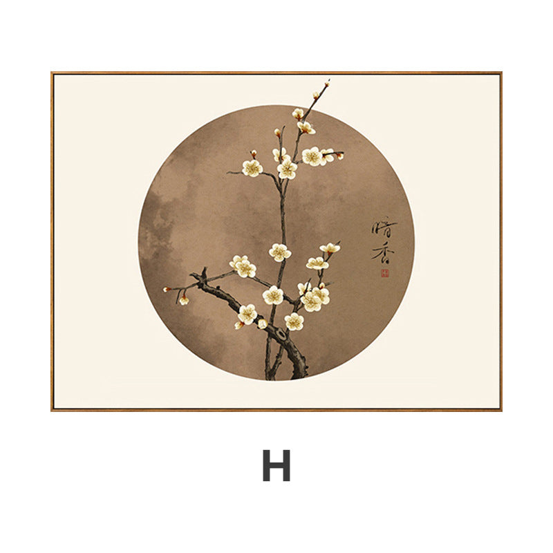 Elegant Framed Floral Blossom Art Print