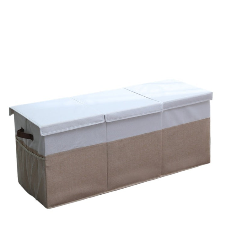 Robust storage chest with removable lid and carrying handles