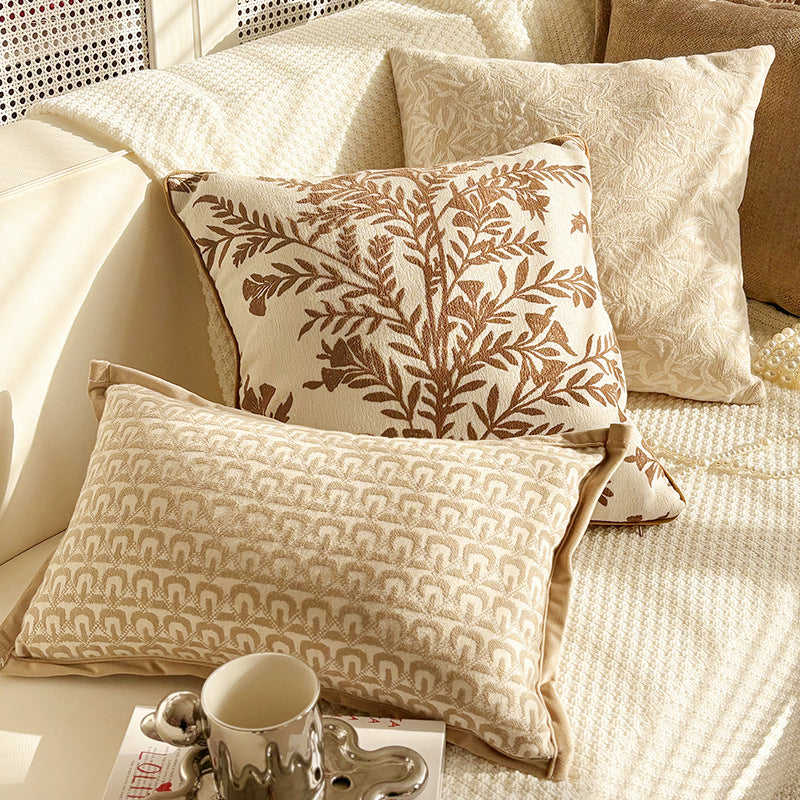 Embroidered Decorative Throw Pillow