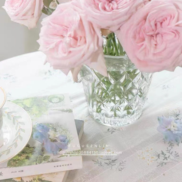 Decorative Crystal Flower Holder