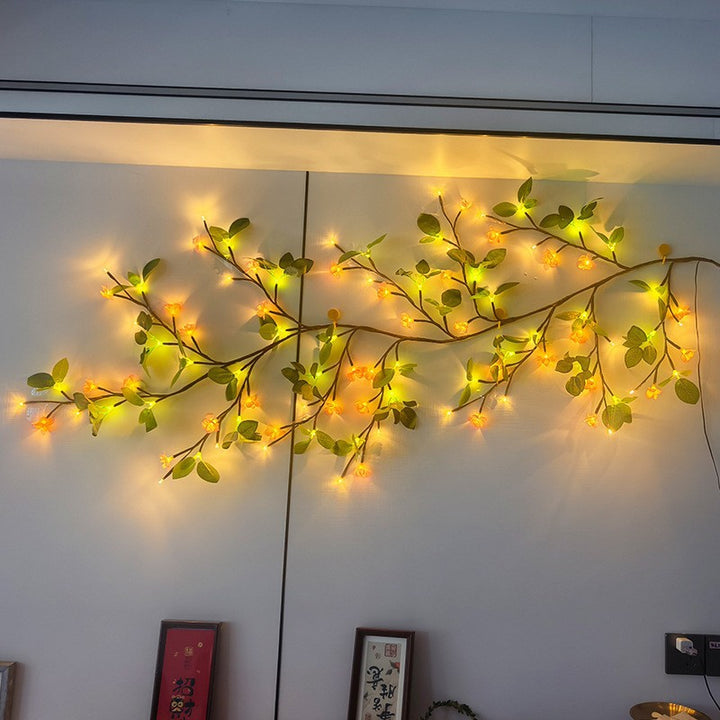 Ornate LED Cherry Blossom Wall Light