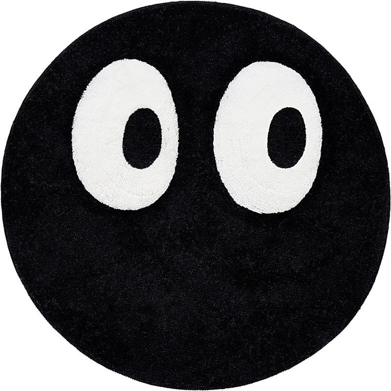 Gaming-Themed Round Plush Area Mat