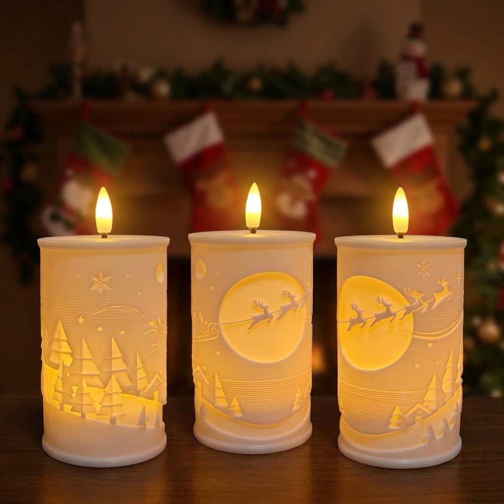 Christmas decorative LED candle