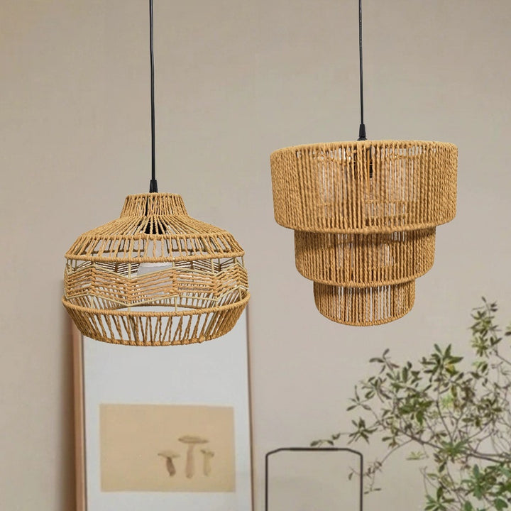 Handmade Rattan Pendant Light
