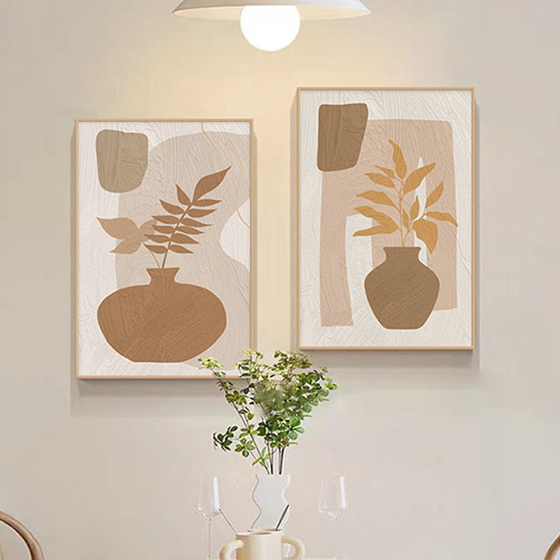 Floral Abstract Textured Wall Art