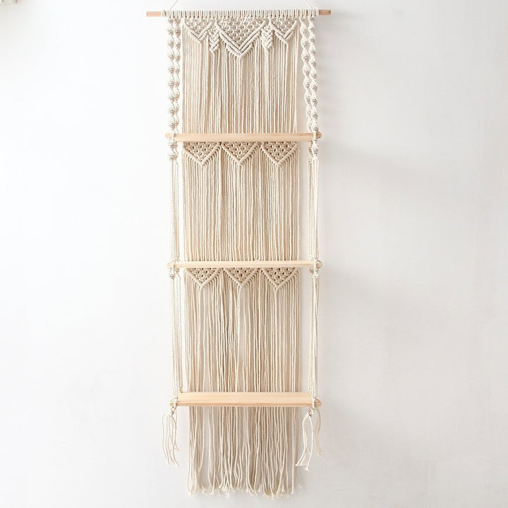 Decorative Macrame Wall Hanging Shelf