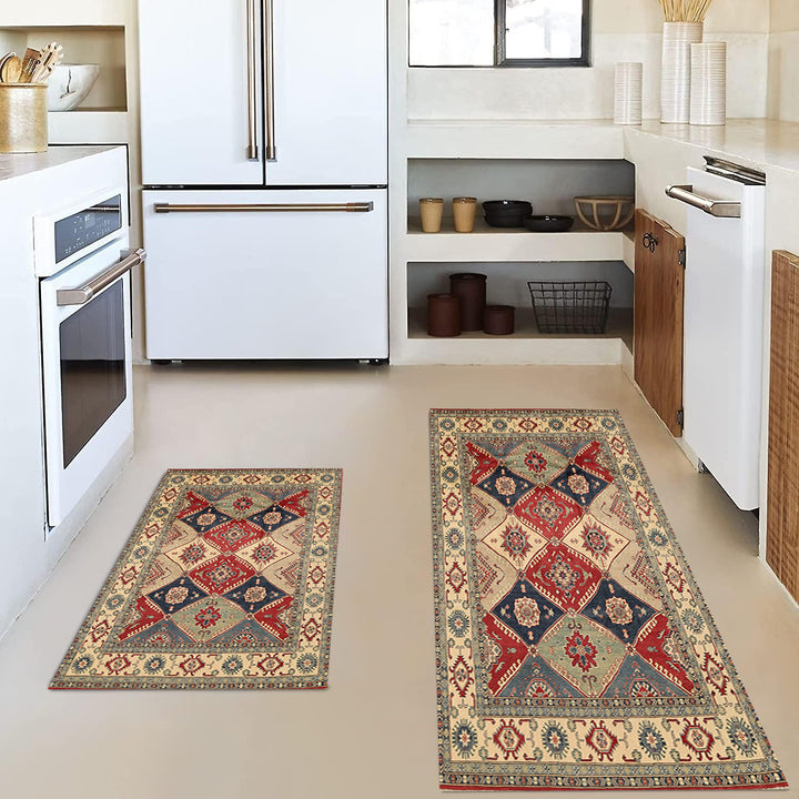 Vintage-Inspired Kitchen Mat Set