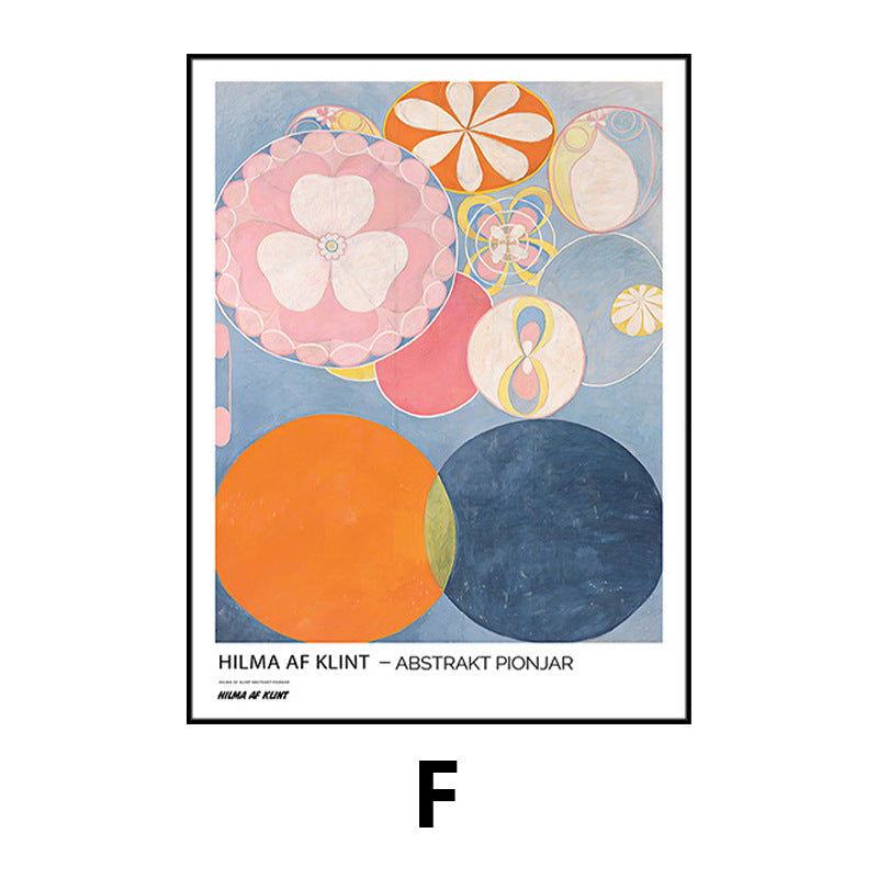 Framed Abstract Expressionist Art Print