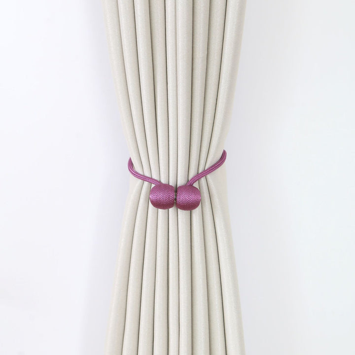 Decorative curtain tieback