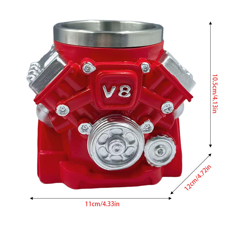 Mug in V6 Engine Design
