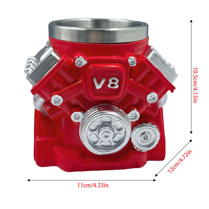 Mug in V6 Engine Design