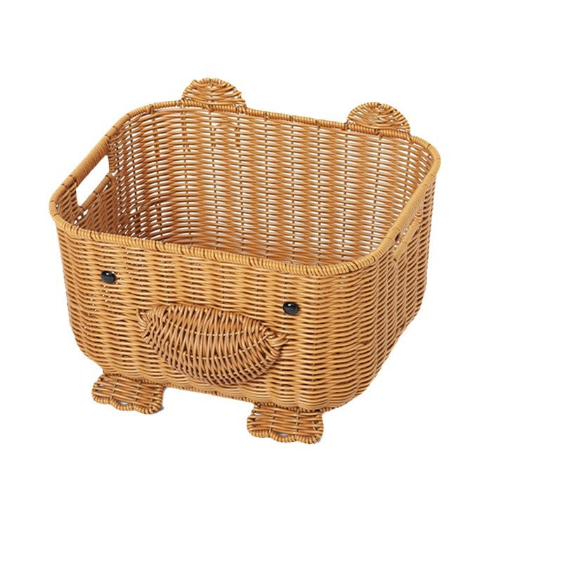 Decorative Animal-Themed Storage Basket
