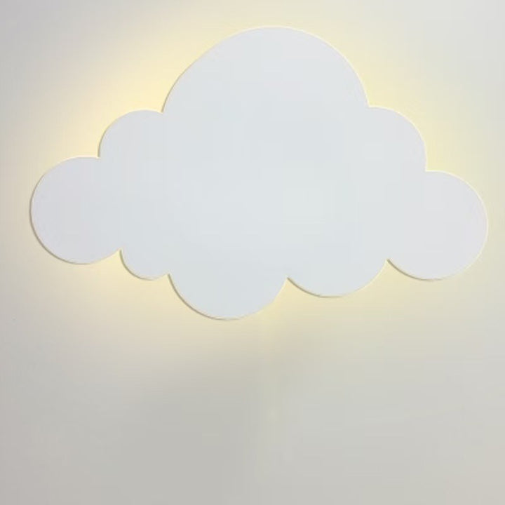 Cloud-shaped LED wall lamp