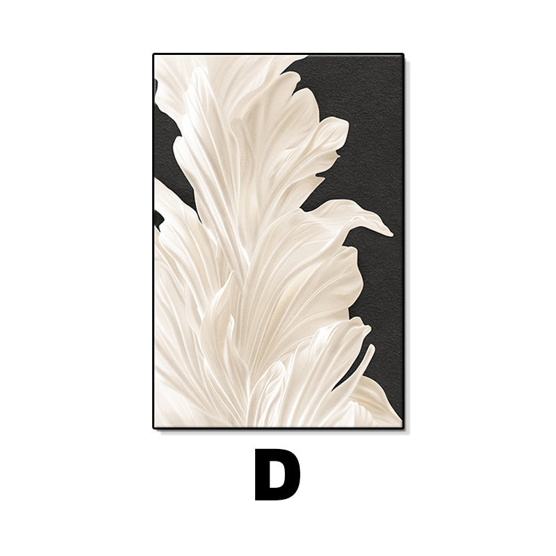 Elegant Floral Textured Wall Art