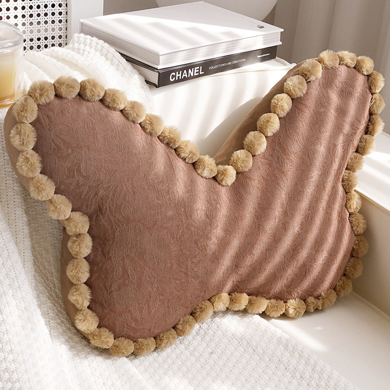 Butterfly-Shaped Decorative Pillow