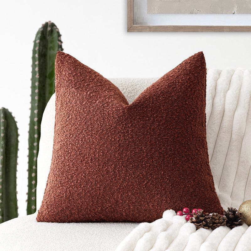 Textured Boucle Decorative Cushion