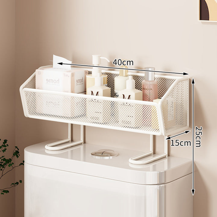 Mesh Two-Tier Bathroom & Countertop Organizer Shelf
