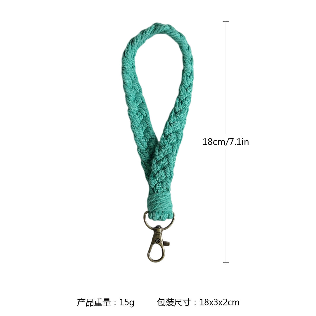Braided Rope Keychain Holder