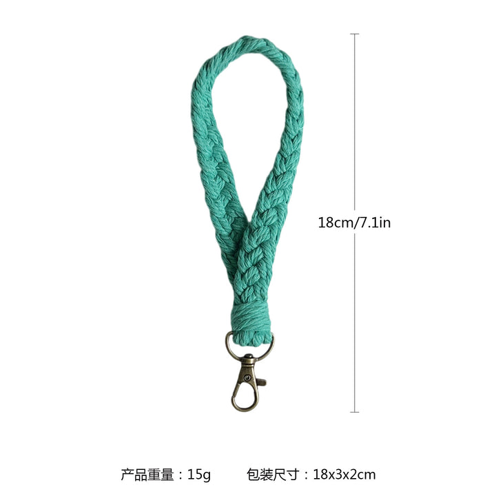 Braided Rope Keychain Holder