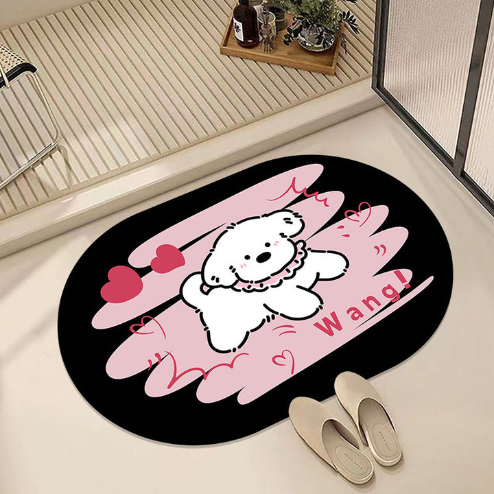Cute Cartoon Animal Bath Mat