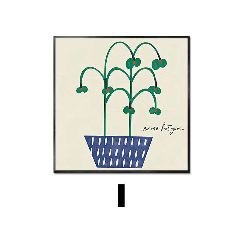 Abstract Plant-Themed Art Print