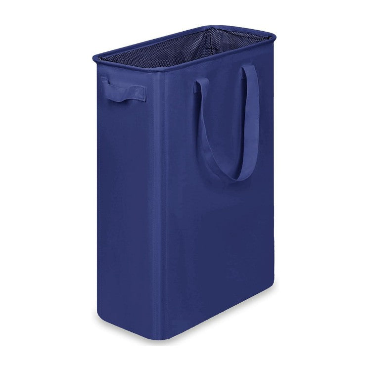 Foldable laundry basket with wheels and practical lid