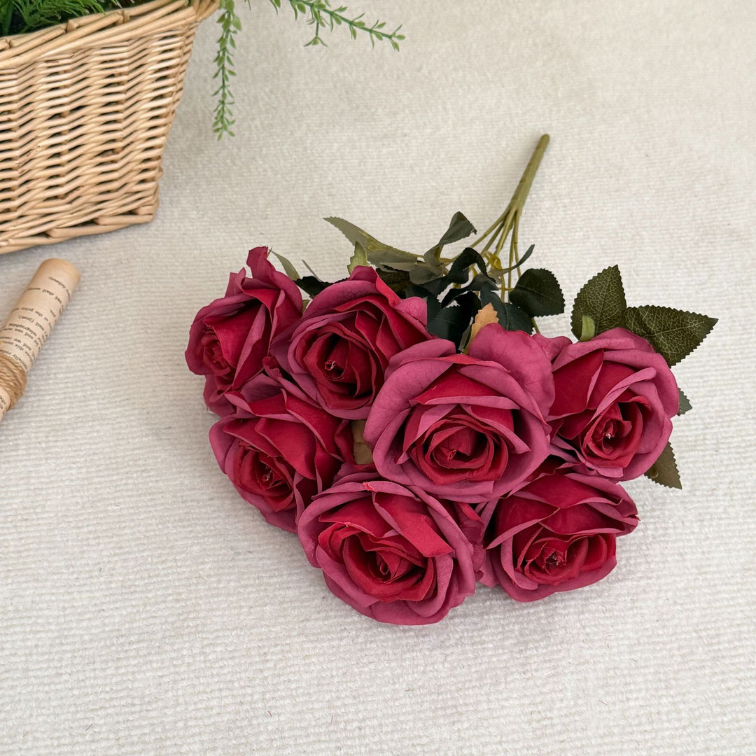 Realistic Rose Bouquet for Home Display