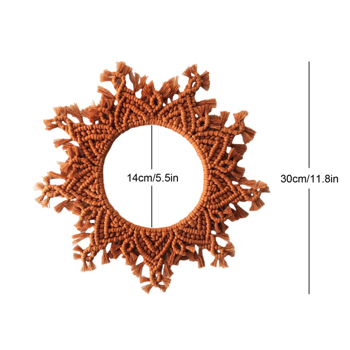 Decorative Macrame Wall Mirror