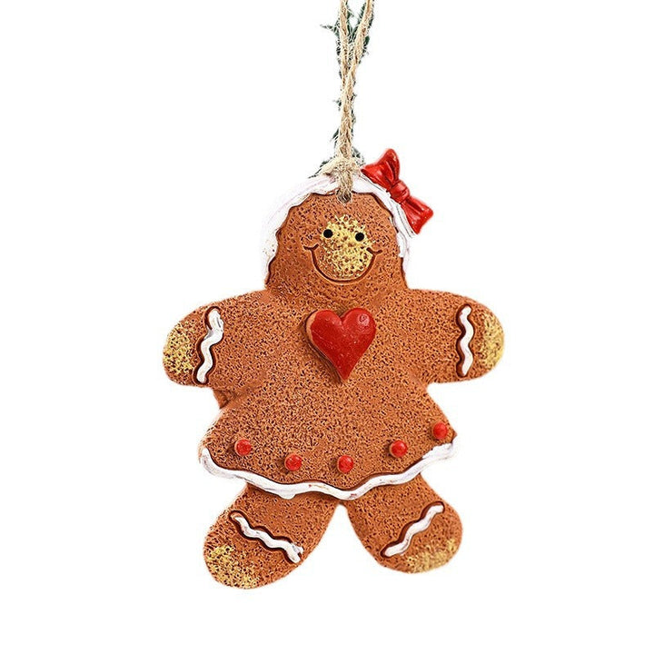 Decorative Christmas figure in gingerbread man design
